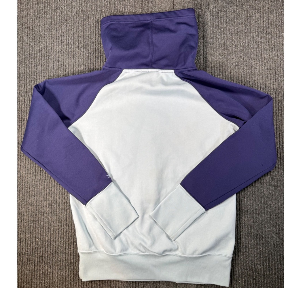 Marmot Womens Purple Colorblock Fleece Funnel Neck Pullover Sweatshirt Size S - Picture 3 of 5
